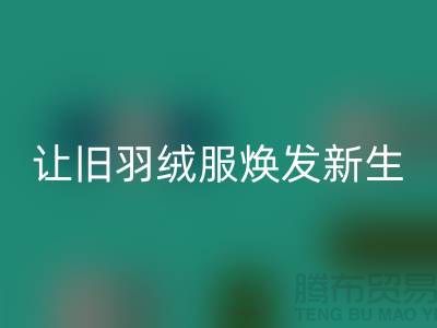 让旧羽绒服焕发新生——杭州羽绒乐玩手机网页版登录入口助力环保
