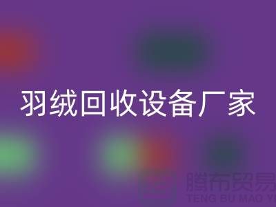 创新前行，探索羽绒星空手机入口设备厂家的环保之旅