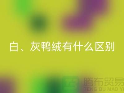 白鹅绒、灰鹅绒、白鸭绒、灰鸭绒有什么区别-库存羽绒乐玩手机网页版登录入口公司