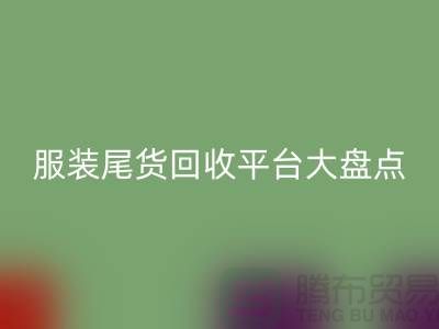 ### 服装尾货星空手机入口平台大盘点，上海腾布贸易引领行业潮流