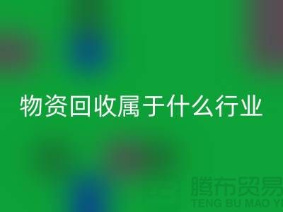 再生物资星空手机入口公司属于什么行业？探索环保与经济的交汇点