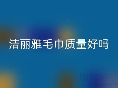 洁丽雅毛巾质量怎么样？是品牌吗？——二手毛巾乐玩手机网页版登录入口平台